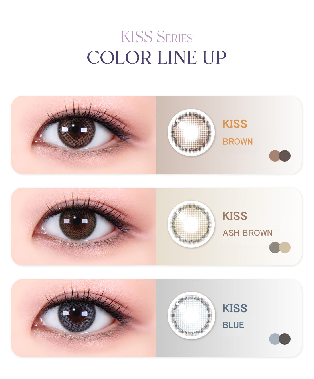 [Select Period] Torica Kiss Ash Brown