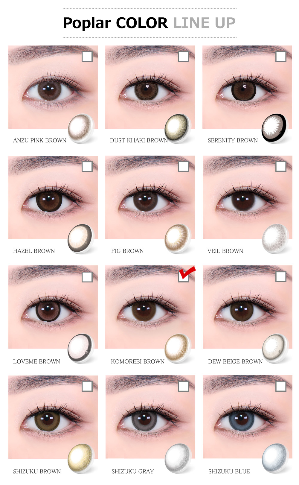 [Select Period] Torica Komorebi Brown