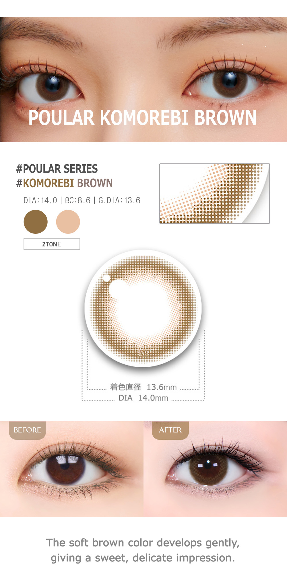 [Toric/Select Period] Torica Komorebi Brown
