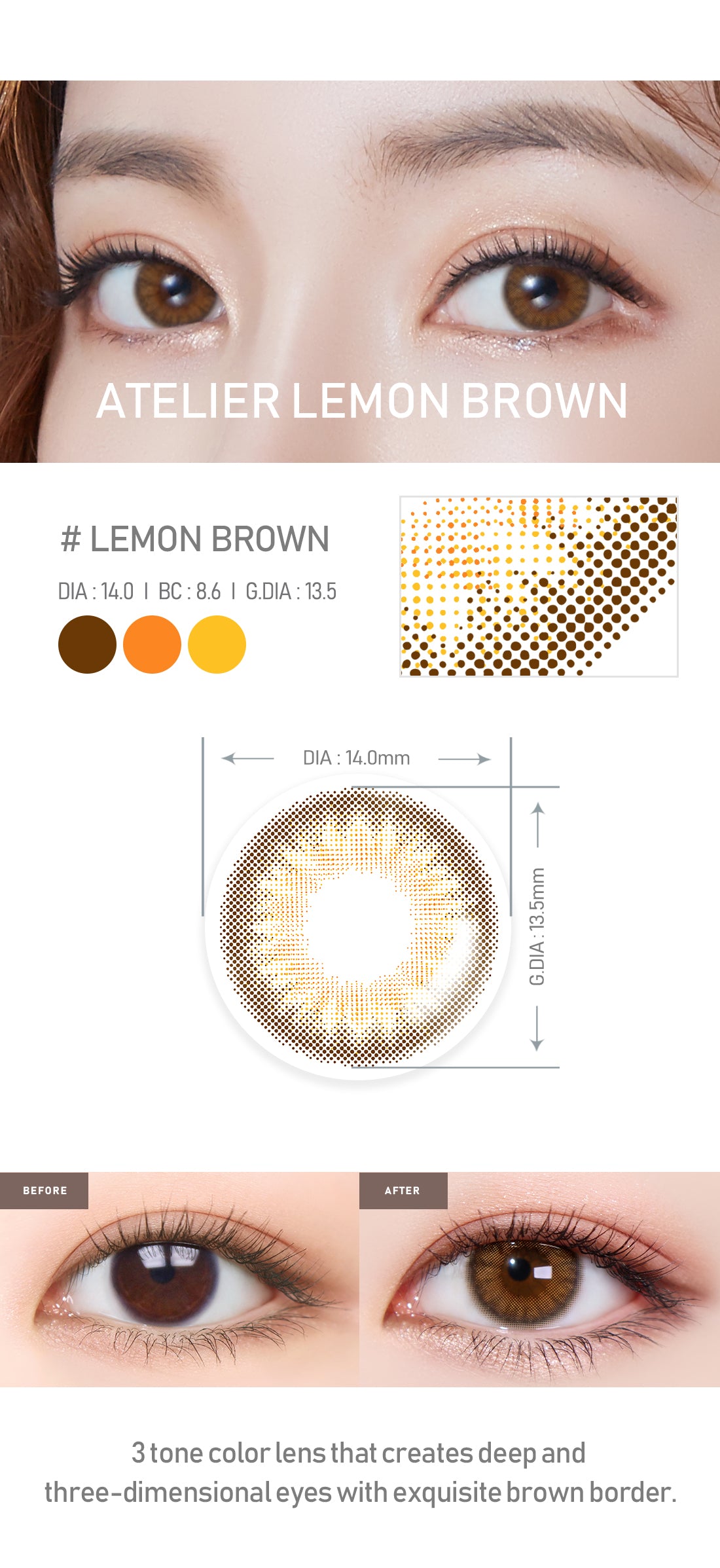 [Select Period] Torica Lemon Brown
