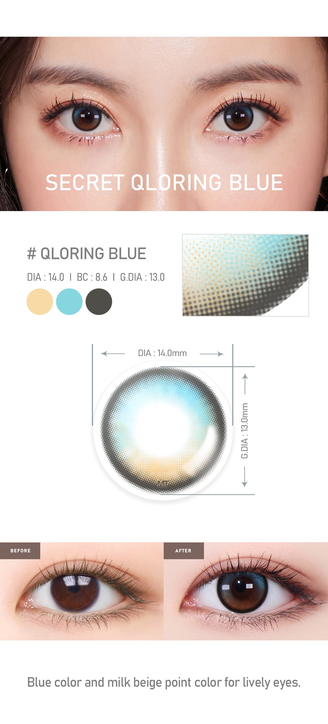 [Select Period] Torica Qloring Blue