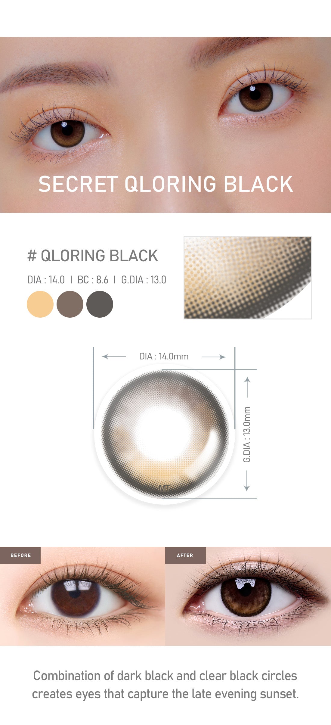 [Toric/Select Period] Torica Qloring Black