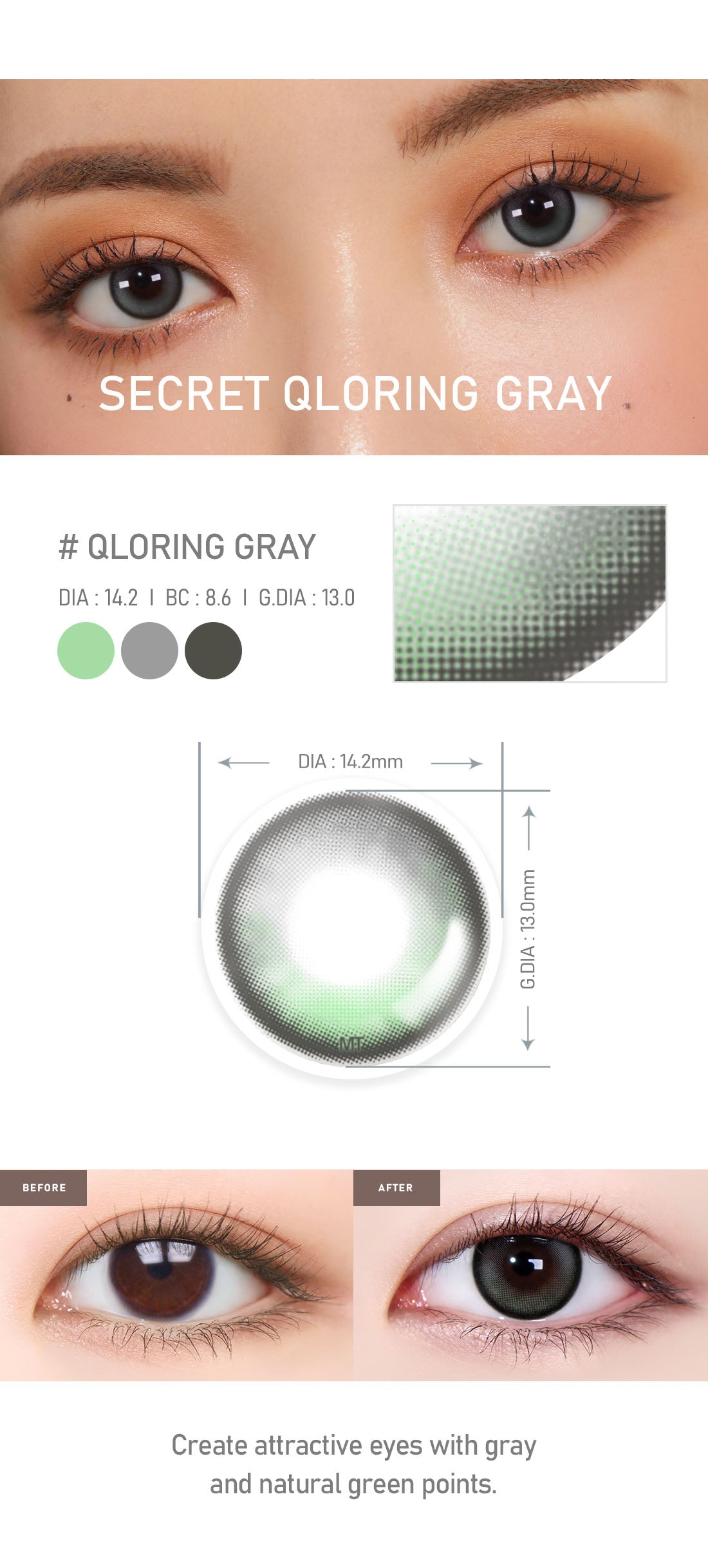 [Toric/Select Period] Torica Qloring Gray