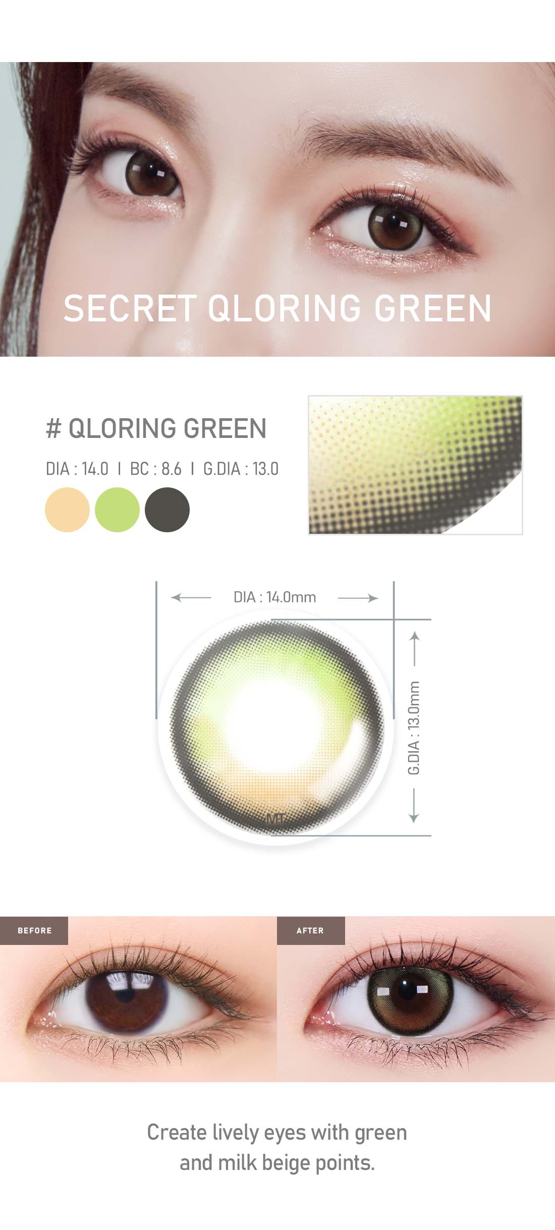 [Toric/Select Period] Torica Qloring Green