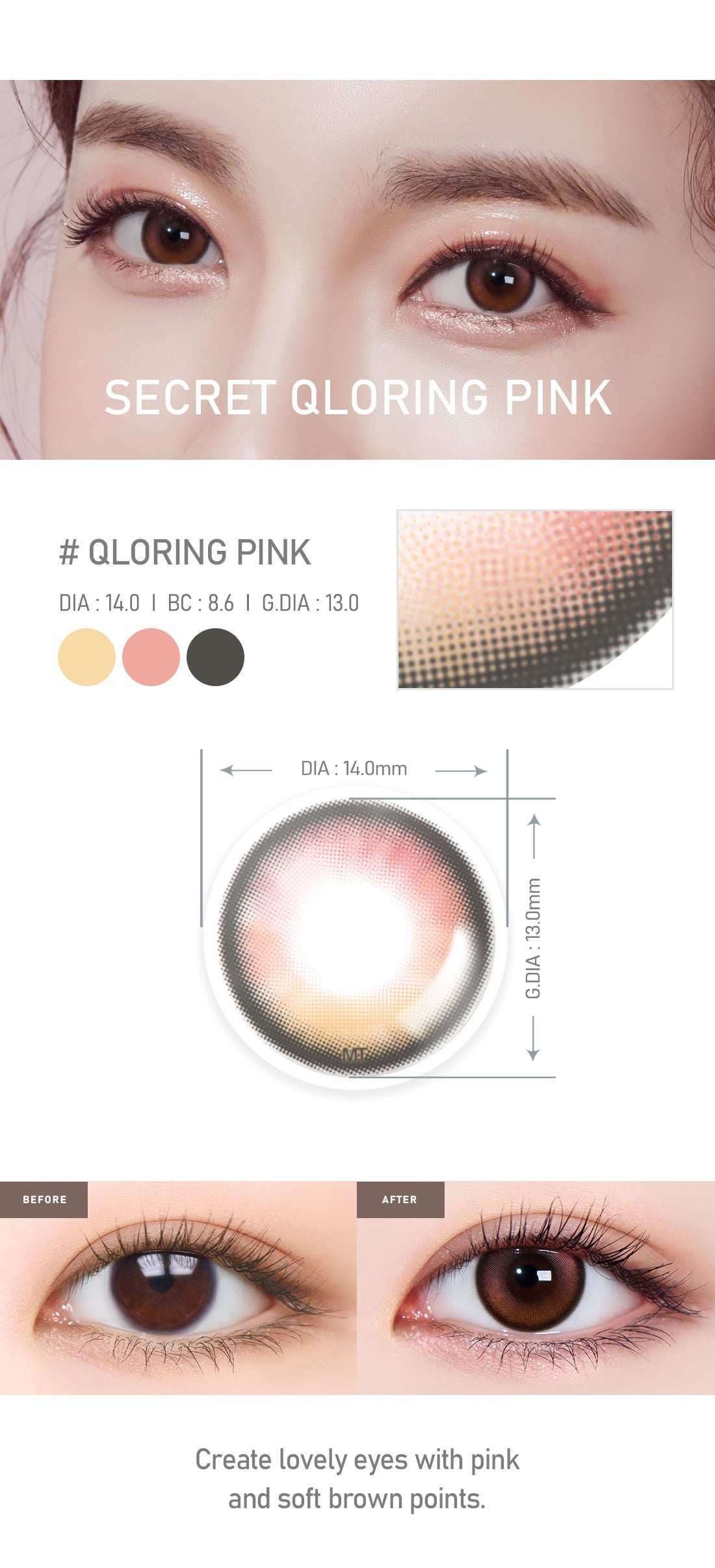 [Toric/Select Period] Torica Qloring Pink