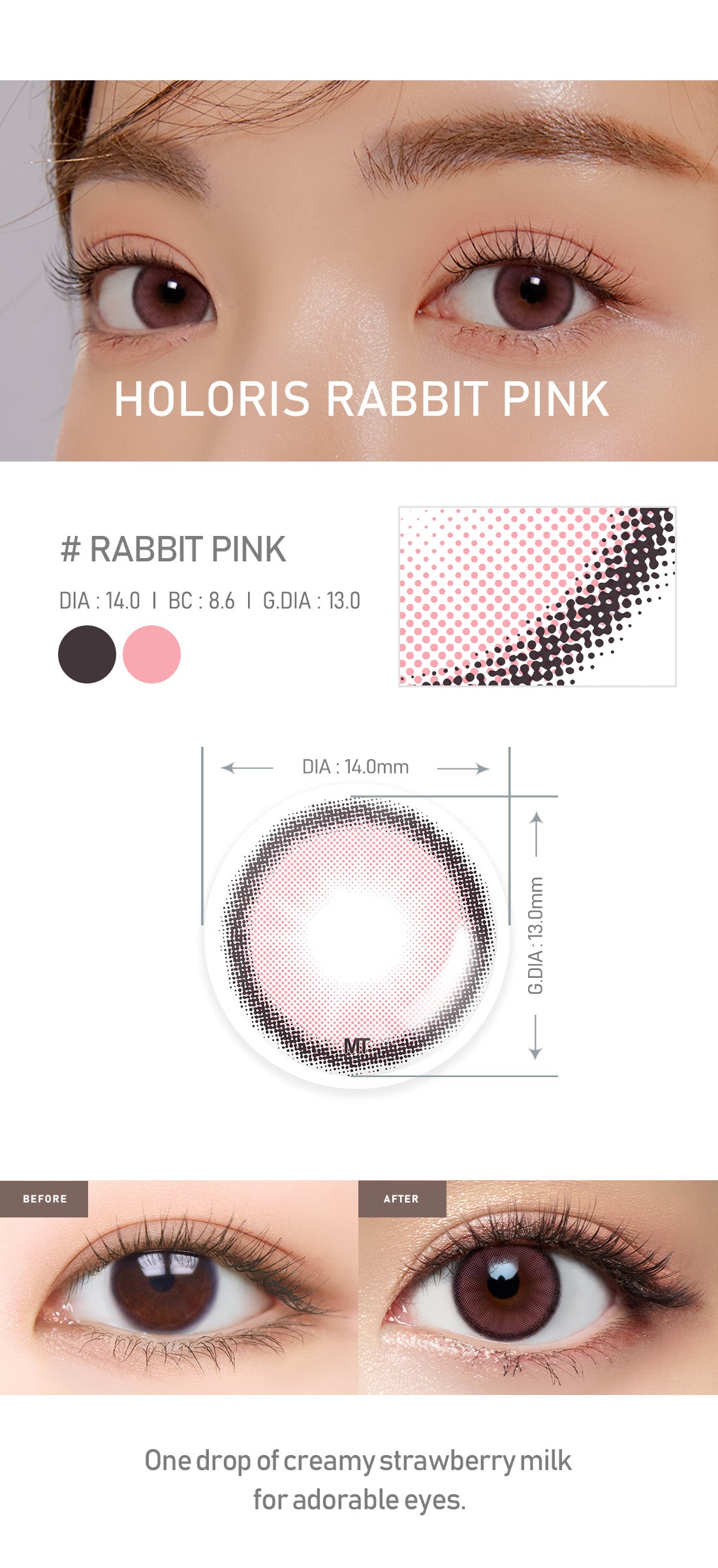 [Select Period] Torica Rabbit Pink