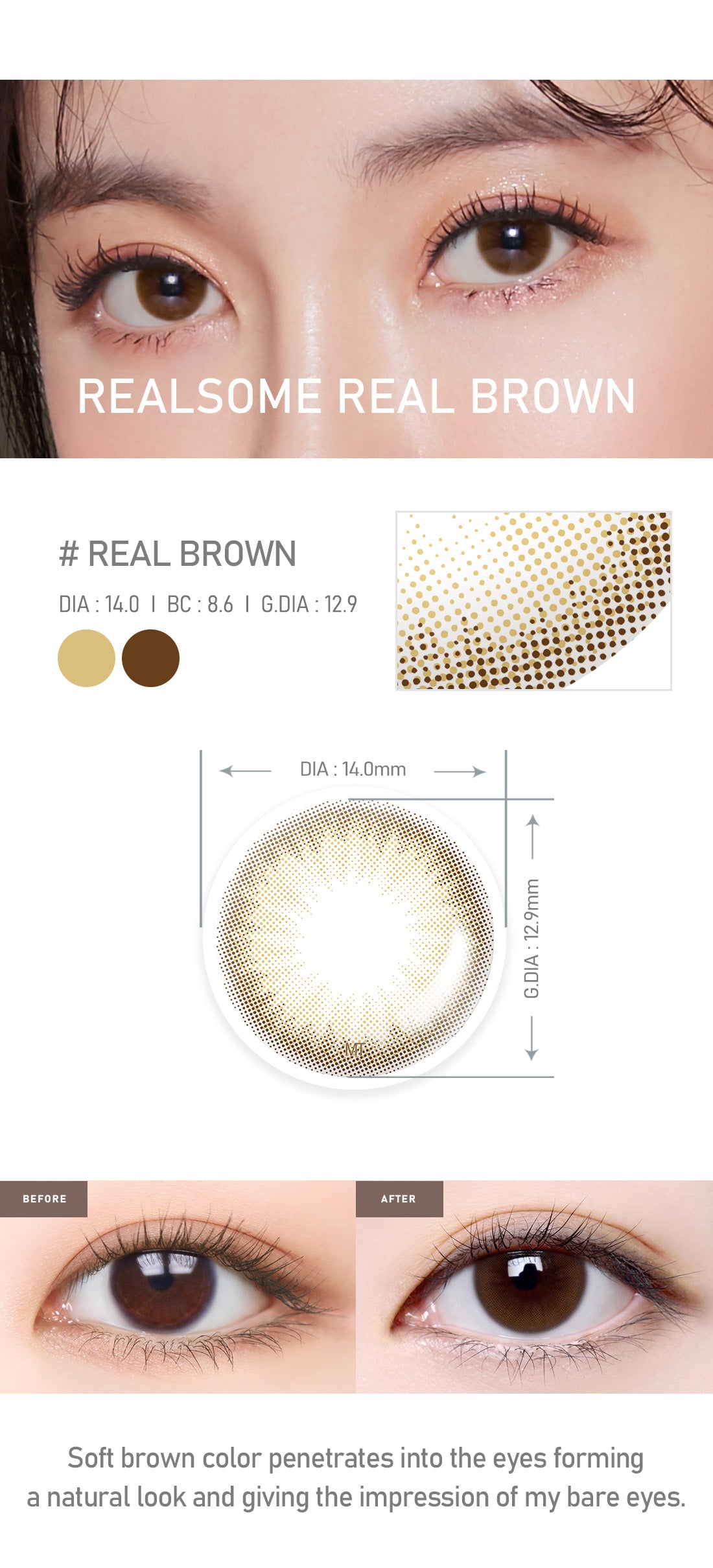 [Toric/Select Period] Torica Real Brown