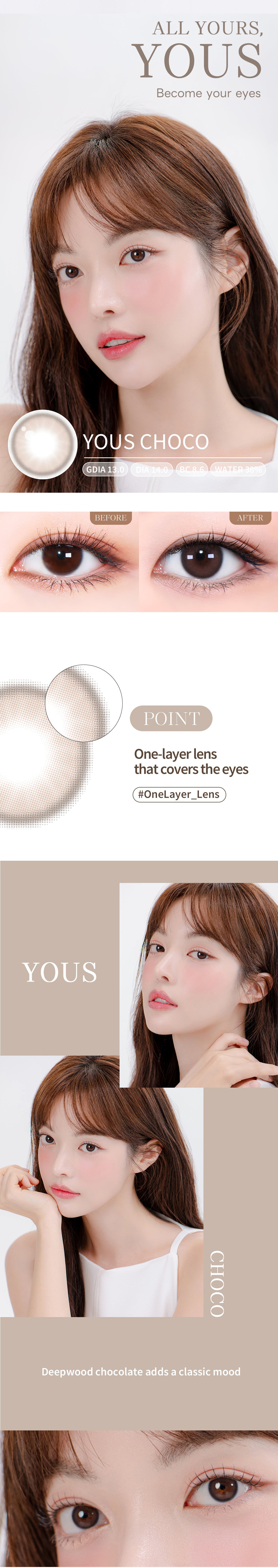 [Select Period] Torica Yous Choco Brown