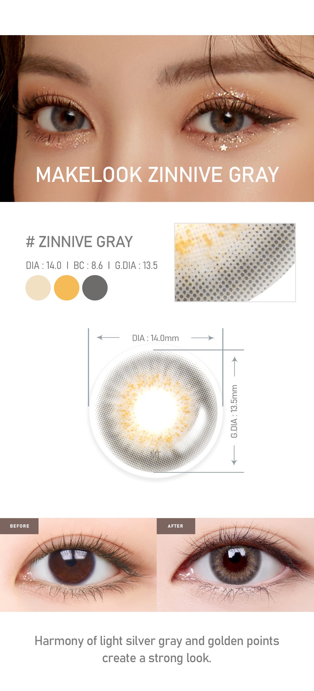 [Toric/Select Period] Torica Zinnive Gray