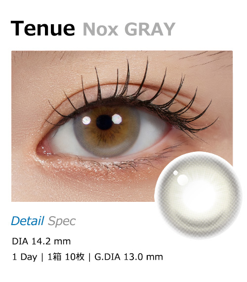 [1-Day] Tenue Brisa Gray Silicone (10pcs)