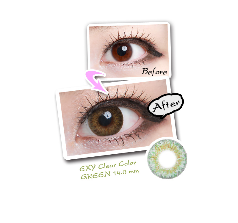[6-Months] EXY 3-Tone Green (2pcs)
