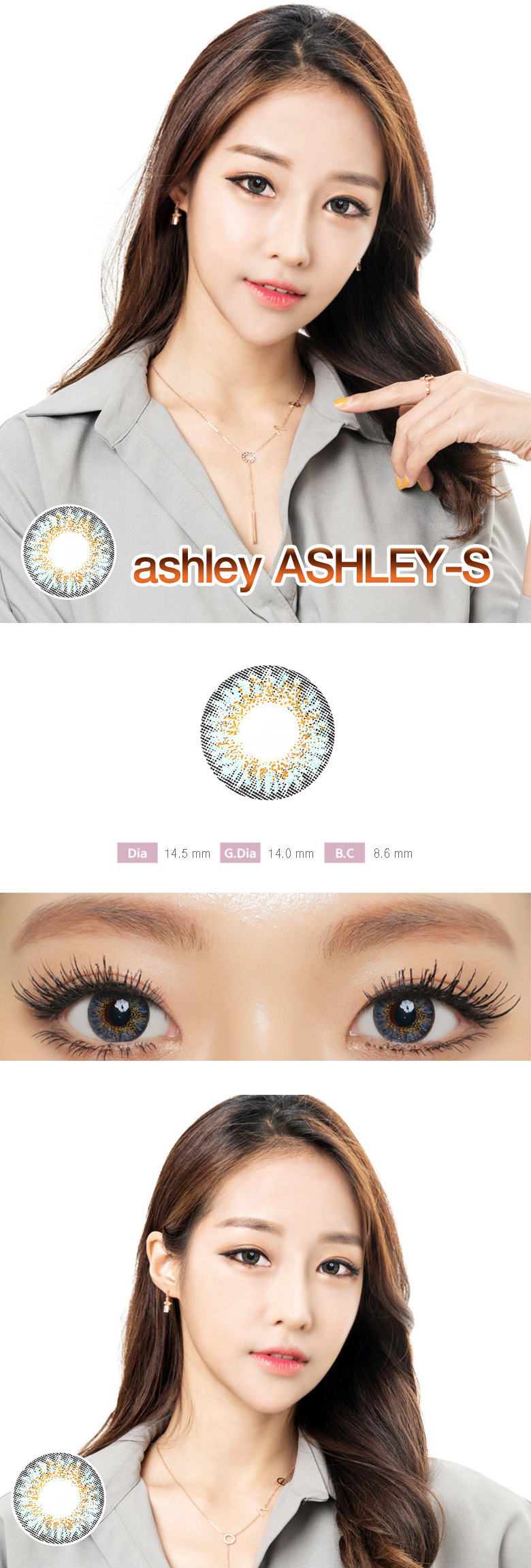[6-Months] Ashley-S Blue (2pcs)