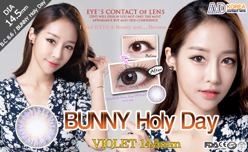 [6-Months] BUNNY Holy Day Violet (2pcs)