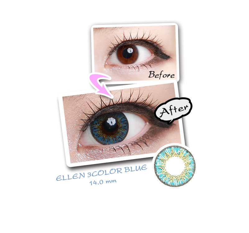 [6-Months] ELLEN 3Color Blue (2pcs) [14.0mm]