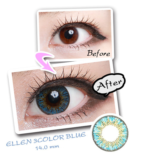 [6-Months] ELLEN 3Color Blue (2pcs) [14.0mm]2