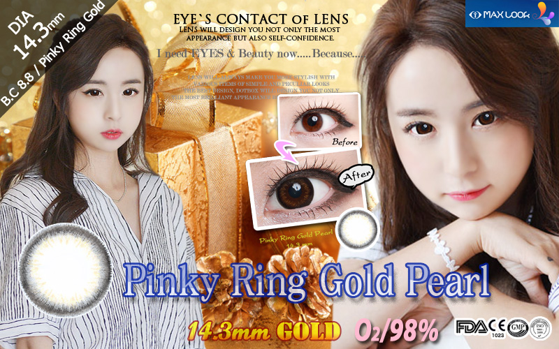[Gold] Pinky Ring with Gold Pearl