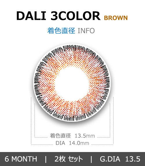[Toric/6-Month] Dali 3-Color Toric Brown (2pcs)4