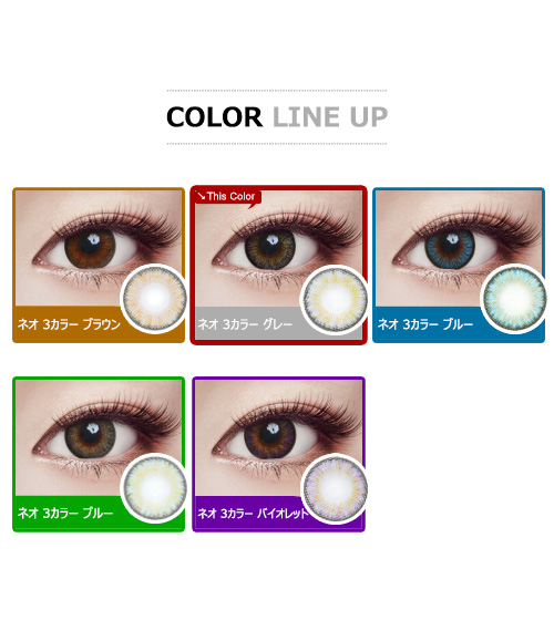 [Toric/6-Month] Neo-3Color Toric Gray (2pcs)5