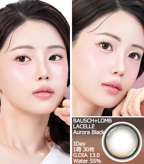 [1-Day] BAUSCH&LOMB LACELLE Aurora Black (30pcs)3