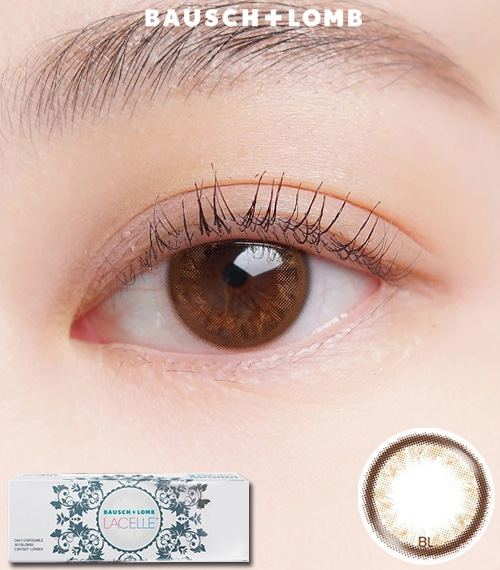 [1-Day] BAUSCH&LOMB LACELLE Bambi Brown (30pcs)