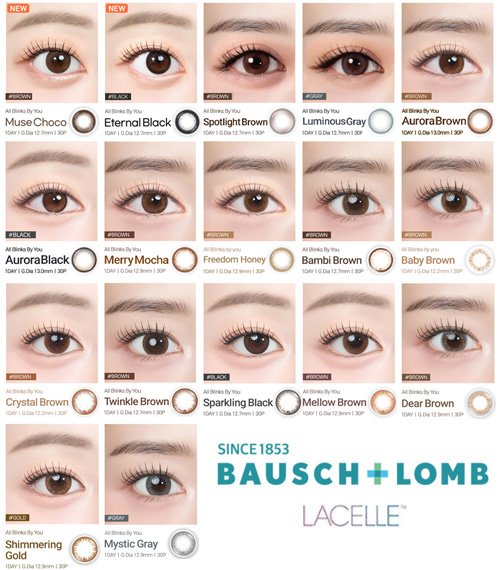 [1-Day] BAUSCH&LOMB LACELLE Eternal Black (30pcs)5