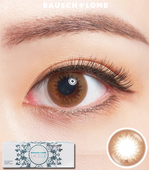 [1-Day] BAUSCH&LOMB LACELLE Mellow Brown (30pcs)