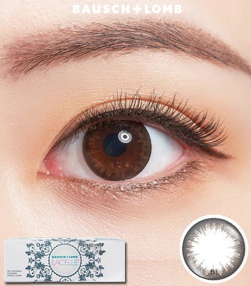 [1-Day] BAUSCH&LOMB LACELLE Sparkling Black (30pcs)