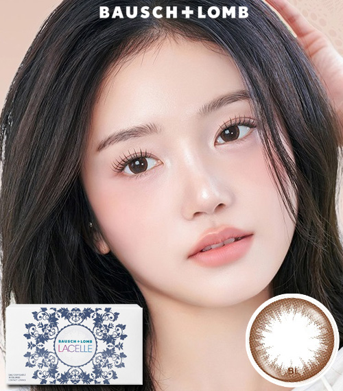 [1-Month] BAUSCH&LOMB LACELLE Twinkle Brown (6pcs)2
