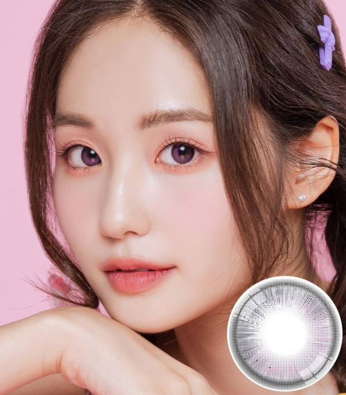 [1-Month] Anreen Series Pink &amp; Violet (2pcs)2