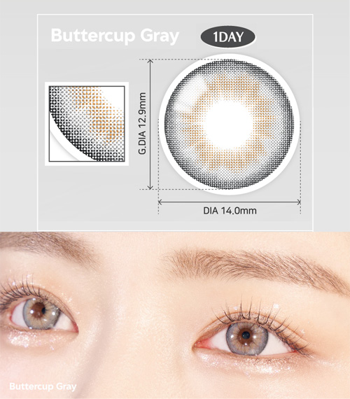 [1-Day] Buttercup Gray (10pcs)2