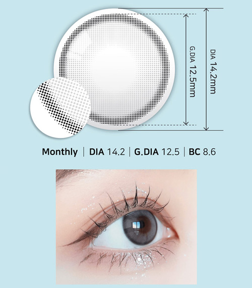 [1-Month] Day Ring Gray (2pcs)2