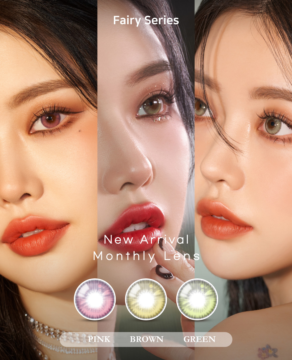 [1-Month] Fairy Series Pink (2pcs)