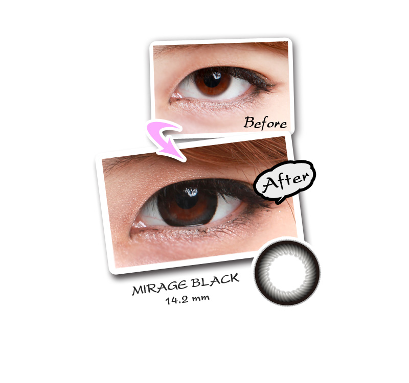 [6-Months] MIRAGE Black (2pcs)