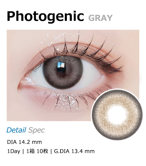 [1-Day] Photogenic Gray (10pcs)