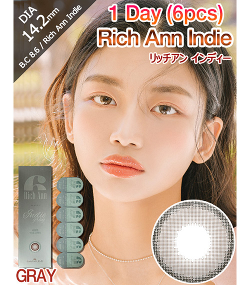 [1-Day] Rich Ann Indie Gray (6pcs)1