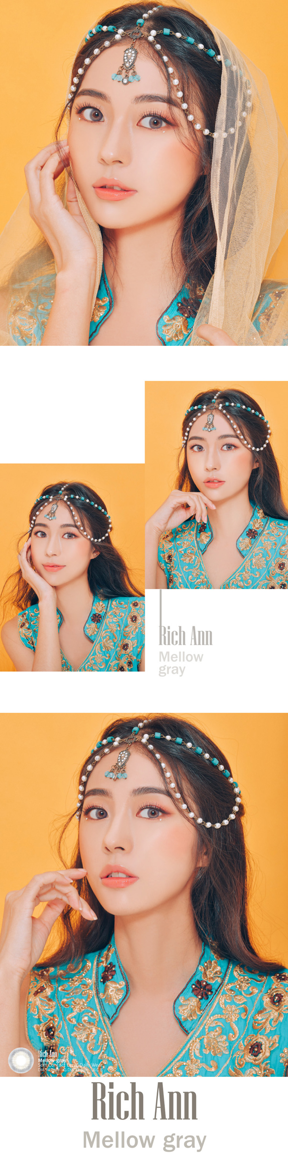 [1-Day] Rich Ann Mellow Gray (6pcs)