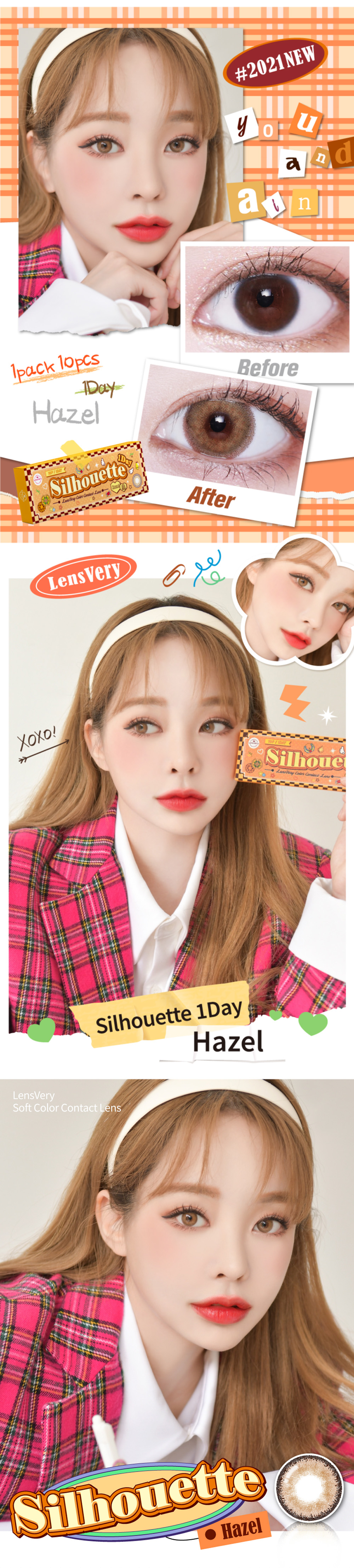[1-Day] Silhouette Hazel (10pcs)