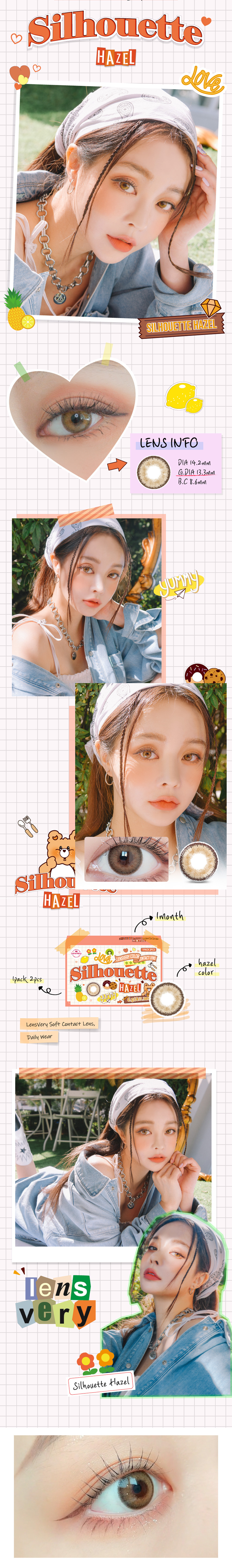 [1-Month] Silhouette Hazel (2pcs)