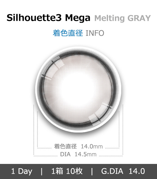 [1-Day] Silhouette3 Mega Melting GRAY (10pcs)4