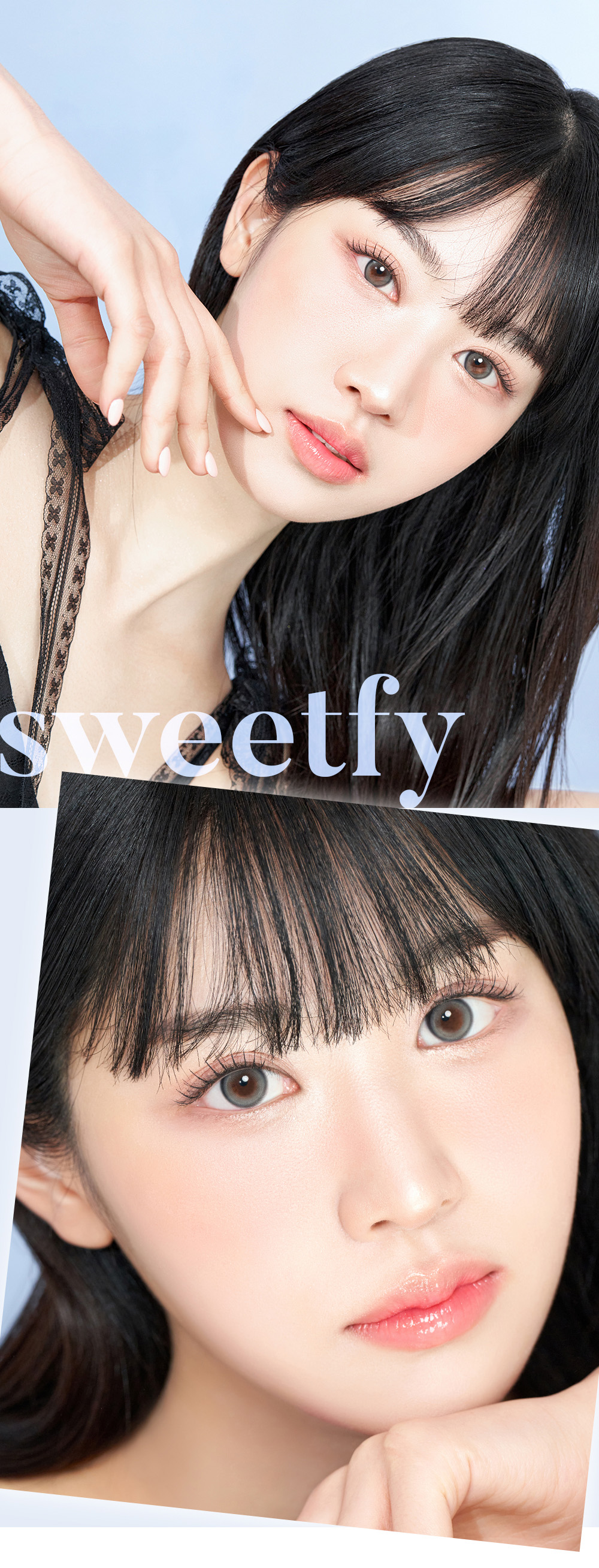 [1-Month] Sweetfy Gray (2pcs)