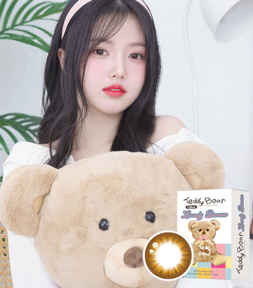 [1-Month] Teddy Lovely Brown (2pcs)3