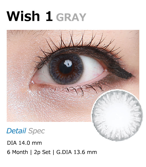 [6-Months] Wish-1 Gray (2pcs)