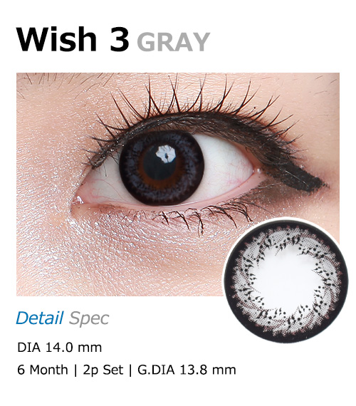 [6-Months] Wish-3 Gray (2pcs)