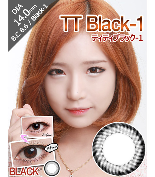 [6-Months] TT Black-1 Black (2pcs)1