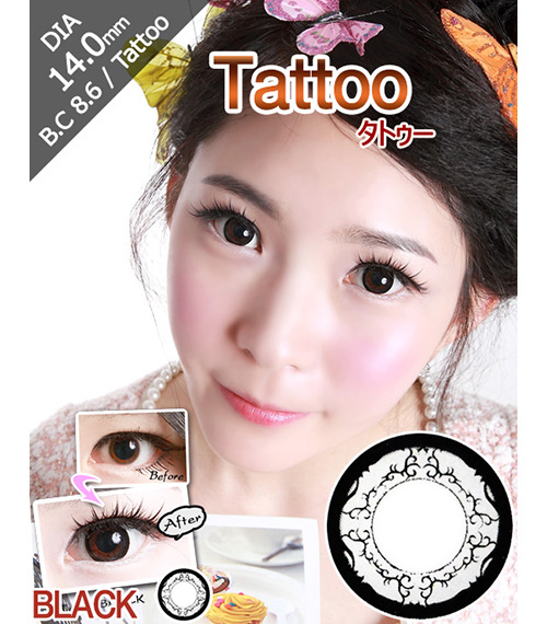 [6-Months] Tattoo Black (2pcs)1