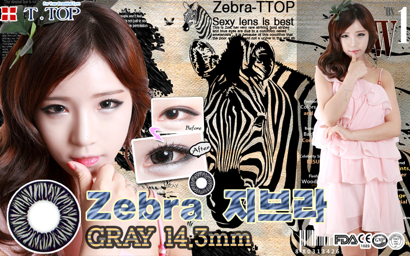 [6-Month] Zebra Gray (2pcs)
