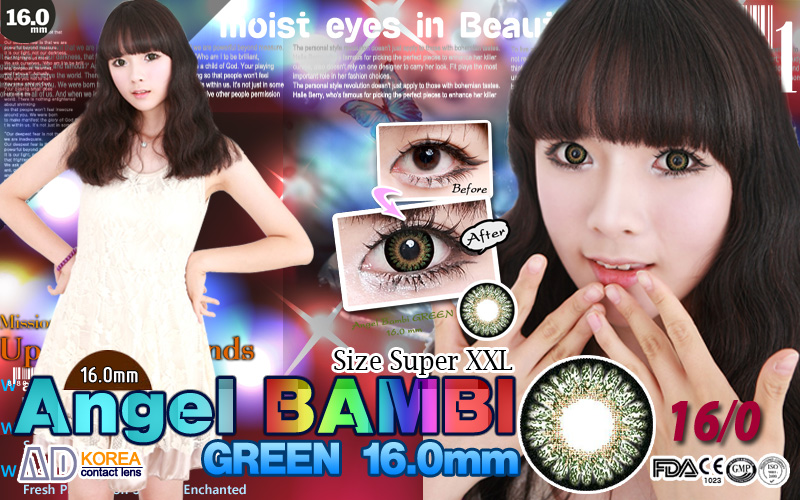 [6-Months] Angel Bambi Green (2pcs)