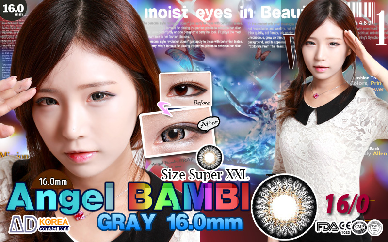 [6-Months] Angel Bambi Gray (2pcs)