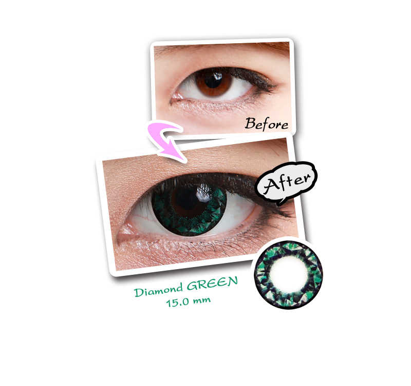[6-Months] Diamond Green (2pcs)