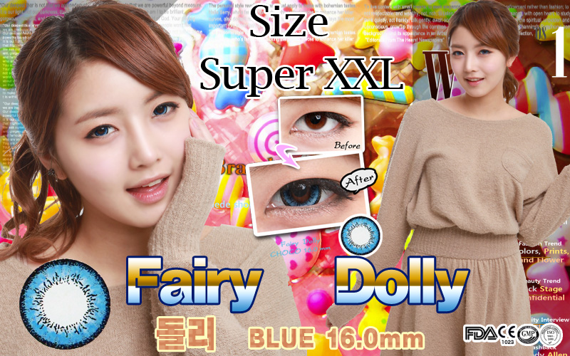 [6-Months] Fairy Dolly Blue (2pcs)